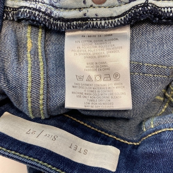 Anthro Pilcro and the Letterpress Stet Slit Hem Mid-Rise Cropped Jeans - Picture 11 of 16